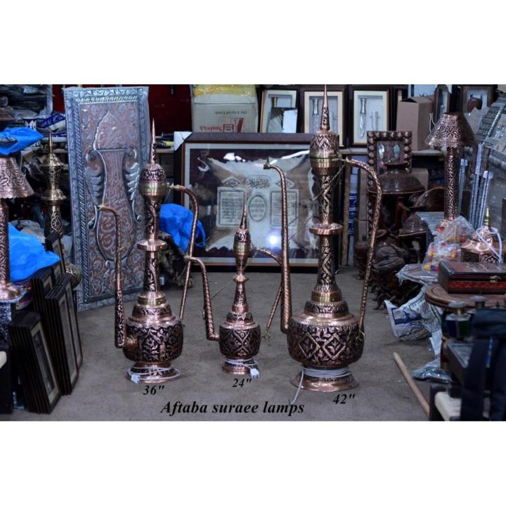 Brass Qandeel Art Surrai Lamps 24inch-36inch-42inch