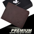 Slim and Minimalist Leather Wallet For Men. 