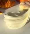 Japanese Cheesecake Fluffy Bubble Slime With free charms & Borax - Yellow (official Slime Store). 