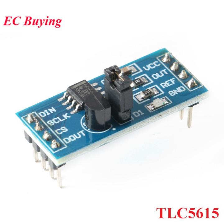 TLC5615 10 Bit Serial DAC Digital to Analog Conversion Module TL431 IC Converter 5V  Supply Module