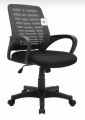 Office Revolving Chair for Staff - Computer Chair (Black). 