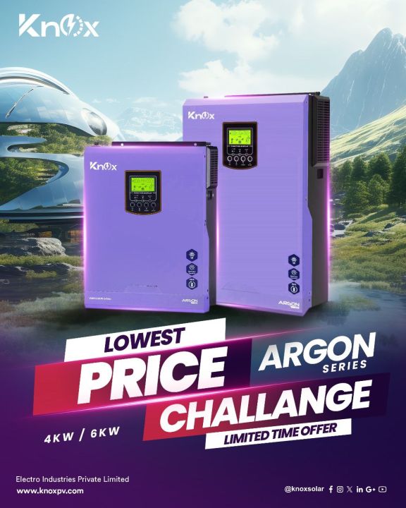 KNOX ARGON VM II 3KW PV 4500 OFF GRID SOLAR INVERTER