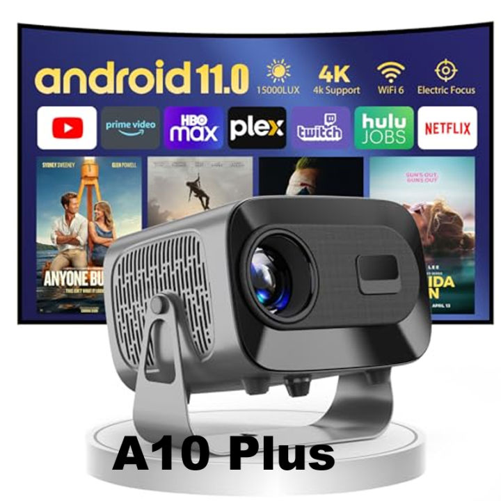 A10%20Plus%20Home%20Movie%20Projector,720P%20Native%201080P%204K%20Support%20Android%2011.0%20Projector%20with%20Netflix,1000+%20app%20for%20Download%20Portable%20Outdoor%20Projector%20-%20Image%202