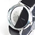 Wrist Watch TOMI T080 Hollow Design, Half Transparent, Leather Strap, Slim Luxury Leather Strap with box. 