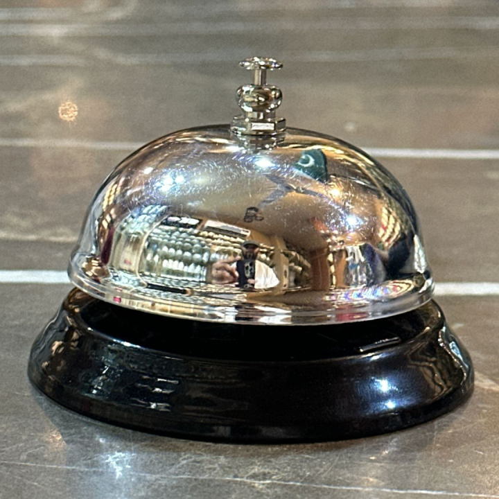 Premium Stainless Steel Call Bell | Push Button Service Bell for Hotel ...