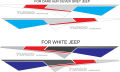 suzuki potohar jimny 660 CUSTOMIZED side body stickers. 
