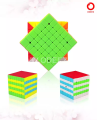 QIYI 7×7 Rubik Cube Speed Cube Stickerless Puzzle Magic Cube Rubik Cube 3D Puzzle Toy. 