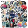 10/30/50PCS Cartoon Sea Wave Spray Round Stickers Graffiti Skateboard Guitar Luggage Laptop PVC Decals Sticker Kid DIY Toys F5. 