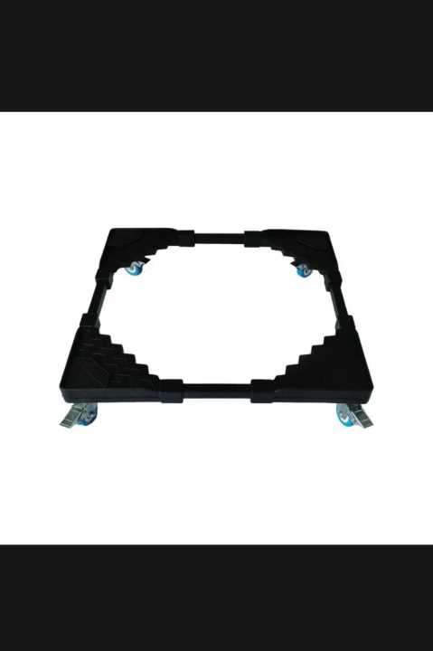 HTS   Fridge Stand with Wheels - Automatic Washing Machine Stand with Wheels - Multipurpose – Adjustable