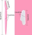 Women Face & Eyebrow Razor, Reusable & Biodegradable Quick & Easy Facial Hair Removal at Home Neck, Face, Upper Lips as well as Unnecessary Hairs Elsewhere Shaping Trimmer Shaper Shaver Tool, Painless Facial  (Pack of 3). 