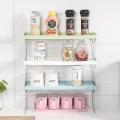 Kitchen Shelf 1 Condiment Storage Shelf Plastic Floor Rack. 