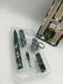 Camouflage Cartridge Fountain Pen with Keychain  and 2 extra Refill l High quality fountain pen | Unique fountain pens with refills | Ink pen with refills  | Avaliable in Blue, Green and Brown colors. 