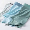 MiiOW 3Pcs First Time No Wash Boxer Men Underwear Travel Ice Silk Antibacterial Men's Underpants Boxers Shorts Underpants Trunks. 
