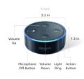 Amazon Echo Dot 2nd Generation Black color – Voice Control Device(branded used). 