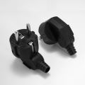 1pcs EU 4.8mm 16A Male Outlets Rewireable Power Plug Schuko France Germany Adapter Extension Cord Connector Plug. 