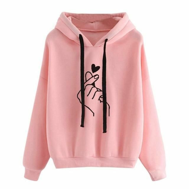 Pink%20Love%20Charm%20Fleece%20Full%20Sleeves%20Pull%20Over%20Hoodie%20-%20Image%203