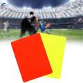 Soccer Referee Cards Set Football Yellow and Red Card for Basketball. 