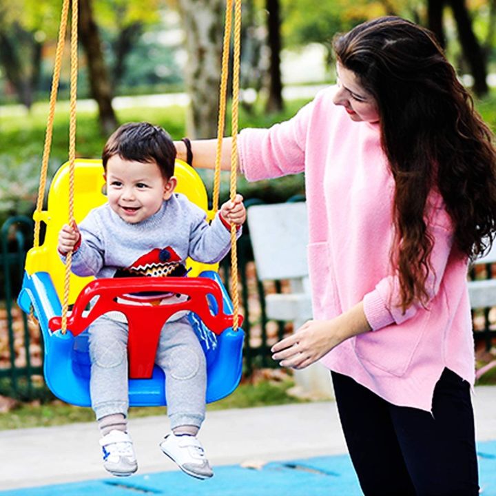 3-in-1 Baby Swing Chair Set Adjustable Baby Swings, Playground Jhola Game, Babies Musical Sound Jhula, Indoor & Outdoor Toys For Boy's & Girl's, Kid's Best Gift