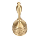 Brass Hand Call Bells Sturdy Handle Loud Ringing Bell For Weddings School Cl LLI. 