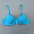 Front Bow Soft Paded Wired Bra With Removable. 