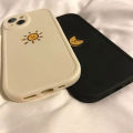 Simple Sun Moon Phone Case For iPhone 14 Plus 7 8 X XS XR 11 12 13 Pro Max Silicone Cases Cover Dislikelike. 