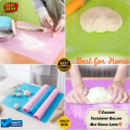 Top-Grade Silicone Face Value Roti Rolling Mat - Extra Thick Non-Slip Liner for Dough & Baking - Perfect for Home | Silicone Thickening Rolling Mat Dough Liner. 