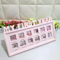12 Months Baby "MY FIRST YEAR" Frame Pictures Baby Photo Frame. 