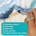 InstaOrder - 2 Pcs – 24x48 Inch Primed Canvases for Painting, 100% Cotton Stretched Canvas, Art Supplies for Acrylic Pouring, Oil Painting and Watercolor, Acid Free Canvas - Art Panel - Small Canvas – Artist. 