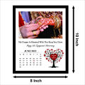 8x10  inch customised happy Engagement anniversary photo frame. 