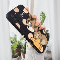 AMORVOR for Samsung Galaxy S10 Lite Back Cover Cartoon Cat and Mouse Side design Soft Case Liquid Silicone Phone Cases. 