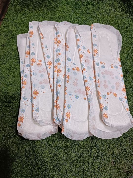 Super Plus Sanitary Pads – 08 Packs (80 Pads) High Absorbency for Heavy ...