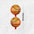 Basket Ball Foil Balloons 5  Pcs Set For Birthday Party Decor. 