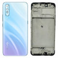 Vivo S1 Middle Frame Housing With Side Button and Camera Lens Complete Body Casing Replacement For S1 - Blue. 