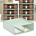 Desk Organizer Drawer, Stackable Storage Drawer ,Jewelry Case Portable Dustproof Desktop Stationery Organizer Cosmetics Storage Box for Office. 