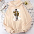 Thick fashion streetwear Sakura Ajima Mai gangster girl printing mens hoodies warm comfortable MEN'S hoody oversized casual hooded. 