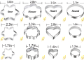 Cookie Cutter Stainless Steel - Pack of 12 - Four Different Shapes - Biscuit Cutter Set. 