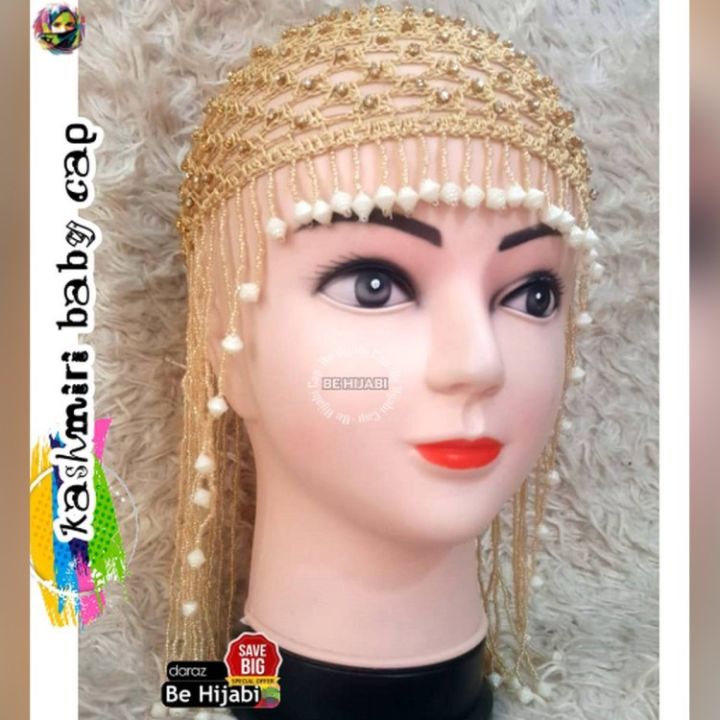 kashmiri hijab cap