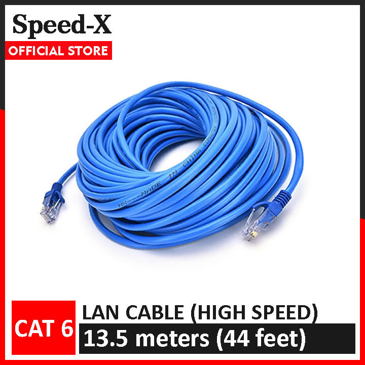 SpeedX%20LAN%20Cable%2013.5%20meters%20(44%20feet)%20Cat%206%20Ethernet%20Cable%20Fixed%20Connectors%20Internet%20Wire%20-%20Image%204