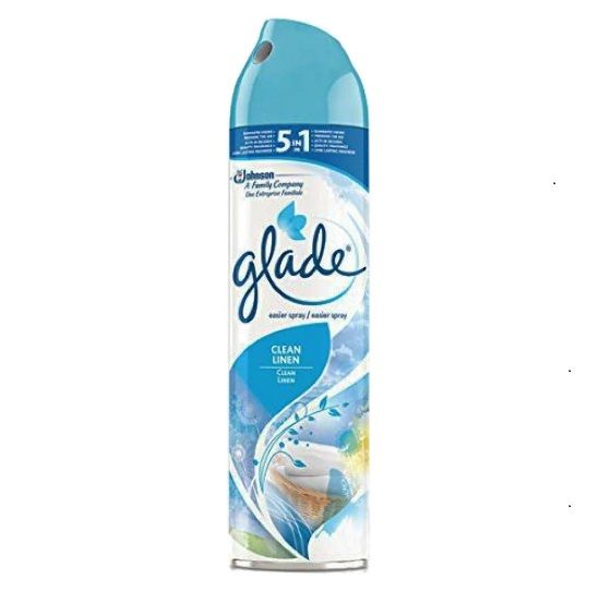 GLADE AIR FRESHNER CLEAN LINEN 300ML BASIC