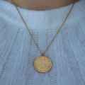 Customize Circle Shape Ayat el Kursi Necklace , Pendant. 