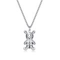 High Quality Bear Pendant Necklace Stainless Steel Men Necklace wholesale. 