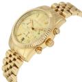 Michael Kors Women’s Chronograph Quartz Stainless Steel Gold Dial 38mm Watch MK5556. 