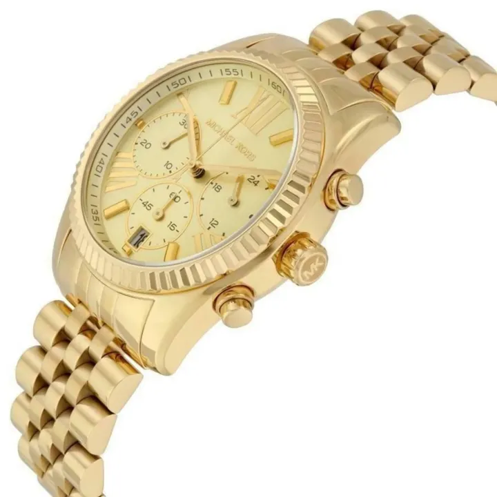 Michael%20Kors%20Women%E2%80%99s%20Chronograph%20Quartz%20Stainless%20Steel%20Gold%20Dial%2038mm%20Watch%20MK5556%20-%20Image%203
