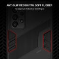 Relaxtoo For Samsung Galaxy A72 4G 5G Punk Phone Case For SamsungA72 GalaxyA72 4G 5G Case Cover Hard Shockproof TPU Back Cover Metallic Stylish Shockproof Phone Safety Case With Holder. 