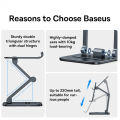 Baseus Desktop Mobile/Tablet Stand, Biaxial Foldable Metal Phone Holder Stand. 