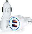 Samsung original Car Fast Charger 3.0/3.1 Fast charging Adopter with blue Lights, car charging Spot Model : DC - 681. 