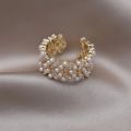 orea ew esign Fashion Jewelry Copper Set ircon earl ing Women's Opening Adjustable aily Work Accessories. 