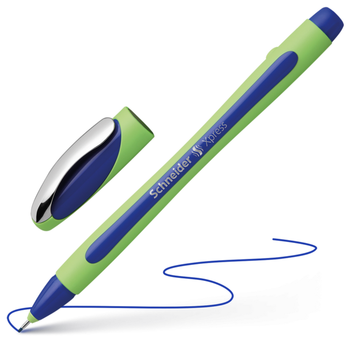 Schneider Xpress Fineliner 0.8mm for Documents (Made in Germany) Comfortable Grip, Suitable for Use With Rulers and Stencils, Pointer Pen - Schneider Pointer - Doodle Art Pen