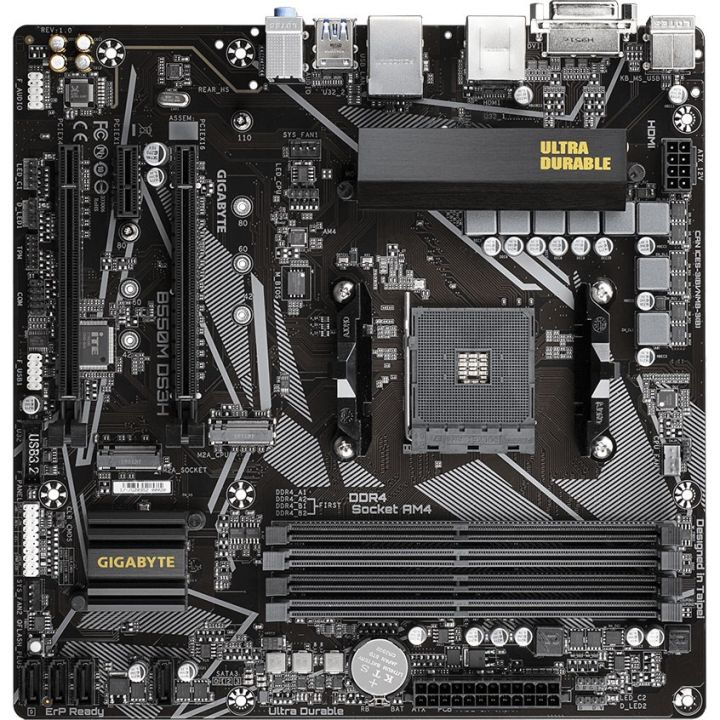 Gigabyte%20B550M%20DS3H%20Motherboard%20AMD%20Ryzen%20AM4%20Socket%20-%20Rev%201.3%20-%20Image%202