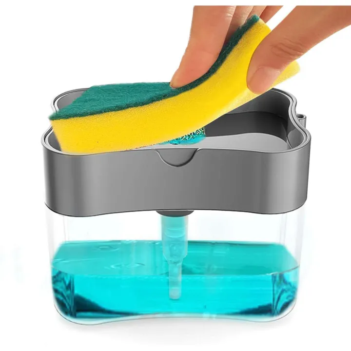 Soap%20Dispenser%20Push-Out%20Liquid%20Dispenser%20Kitchen%20Dishwashing%20Brush%20Scouring%20Pad%20Detergent%20Automatic%20Dispenser%20-%20Image%202